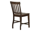 Cayla 24" Counter Stool, Dark Oak
