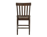 Cayla 24" Counter Stool, Dark Oak
