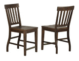Cayla 24" Counter Stool, Dark Oak