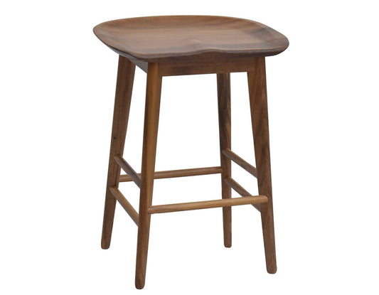 Hilton 24" Backless Counter Stool, Natural