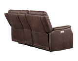 Valencia 3-Piece Dual-Power Walnut Reclining Set (Sofa, Loveseat & Chair)