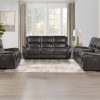 Alexandria Leather Power Reclining, Chocolate