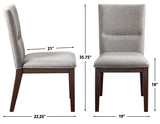 Amalie Side Chair, Camel Linen