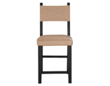 Aubrey 5-Piece 59.5" Counter Dining Set, Black Finish