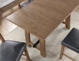 Aubrey 5-Piece 59.5" Counter Dining Set, Driftwood Finish