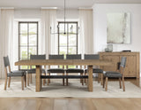 Aubrey 78-96" Table w/18-inch Leaf, Waxed Driftwood