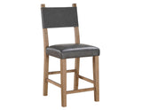 Aubrey 5-Piece 59.5" Counter Dining Set, Driftwood Finish