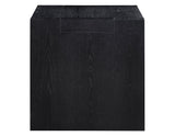 Aubrey End Table, Black Finish