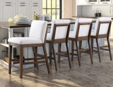 Canton 5-Piece 72" Counter Dining Set with Upholstered Counter Chairs