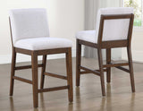 Canton 5-Piece 72" Counter Dining Set with Upholstered Counter Chairs