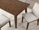 Canton 5-Piece 72" Upholstered Side Chair Dining Set