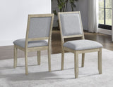 Carena 5-Piece White Marble Dining Set (Table & 4 Side Chairs)