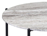 Coleen Sanwar Green Marble 3 Piece Table Set