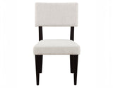 Colvin 5-Piece 52" Round White Marble Dining Set, Black Finish