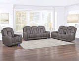 Daniel Triple Power Home Theater Leather Recliner with Built-in Speakers