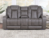 Daniel 3-Piece Triple Power Home Theater Immersive Entertainment Leather Reclining Set