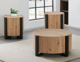 Darcie 3-PIece Faux-Wood Table Set