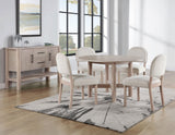 Gabby 5-Piece 48-inch Round Dining Set (Table & 4 Side Chairs)