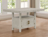 Garland 60-80" Counter Table with 20" Leaf, Greige Finish