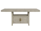 Garland 60-80" Counter Table with 20" Leaf, Greige Finish