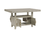Garland 60-80" Counter Table with 20" Leaf, Greige Finish