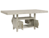 Garland 60-80" Counter Table with 20" Leaf, Greige Finish