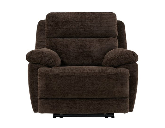 Gatlin Brown Fabric Dual-Power Recliner