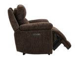 Gatlin Brown Fabric Dual-Power Recliner