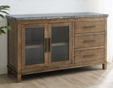 Grayson 6-Piece Marble Top Counter Storage Dining Set