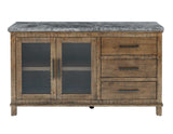 Grayson 6-Piece Marble Top Counter Storage Dining Set