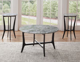Hoxley 3-Piece Green Onyx Round Table Set