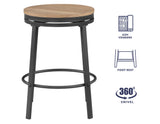 Magnolia 5-Piece 42" Round Counter Dining Set