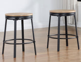 Magnolia 24" Backless Counter Stool, Swivel