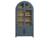 Magnolia Curio, Dusty Blue with Weathered Sand Interior
