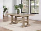 Napa 5-Piece 72-108-inch Dining Set, Sand (Table & 4 Side Chairs)