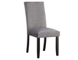 Napoli 6-Piece 64-inch Gray Marble Dining Set (Table, Bench & 4 Side Chairs)