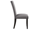 Napoli 6-Piece 64-inch Gray Marble Dining Set (Table, Bench & 4 Side Chairs)