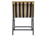 Nicco 20" Side Chair, Sand Vegan Leather Fabric