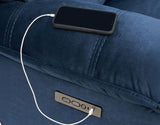Olsen Recliner, Dual-Power Zero-Gravity, Indigo