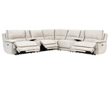 Olsen 6-Piece Sectional, Dual-Power Zero-Gravity Reclining, Dove