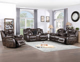 Oportuna Dual-Power Reclining Sofa w/Drop-Down Table