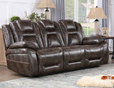 Oportuna Dual-Power Reclining Sofa w/Drop-Down Table