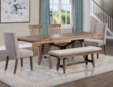 Riverdale 6-Piece Dining Set (Dining Table, 2 Arm Chairs, 2 Side Chairs and Bench)