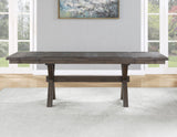Riverdale 6-Piece Dining Set, Black (Table, Bench & 4 Side Chairs)