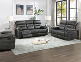Rudger Manual Reclining Sofa, Gray