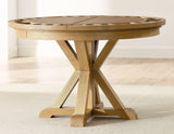 Rylie 6-Piece Game Dining Set, Natural Finish