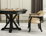 Rylie 6-Piece Game Dining Set, Black Finish $829.00
