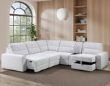 Snyder White 7-Piece Slider Sectional