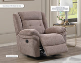 Sydney Glider Recliner, Manual, Brown