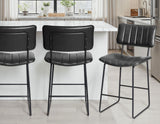 Tribeca 24" Commercial Grade Counter Stool, Black